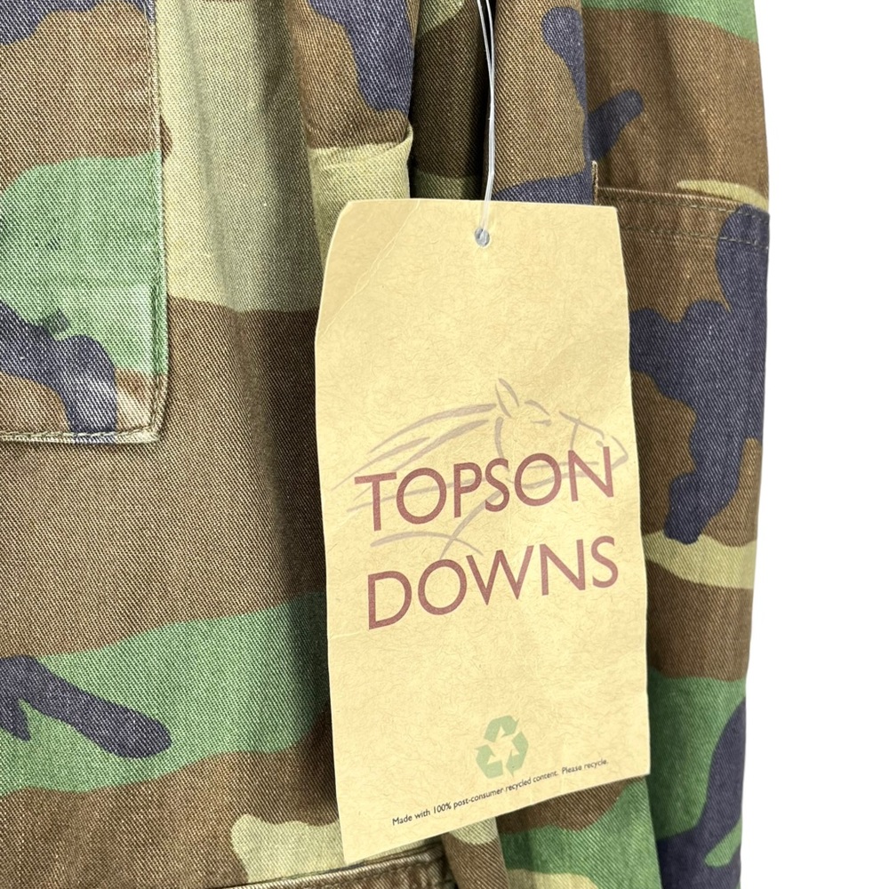 Topson Down Men’s Medium Camouflage Military Streetwear Jacket‎ With Patches - Picture 9 of 10